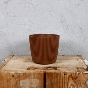 Prosperplast-plastovy-kvetinac-Milly-round-rustic-brick-rastlinkovo