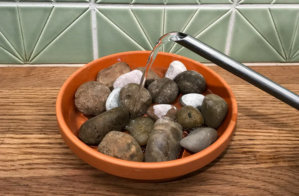 how to make a pebble tray pistils nursery 2.jpg